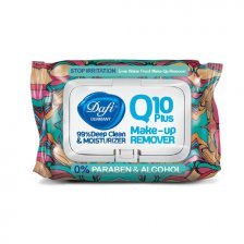 دستمال مرطوب پاک کننده آرایش Q10 ضد سوزش درب دار دافی - Dafi Q10 Stop Irritation Makeup Remover Wet Wipes - کد2392 دستمال مرطوب پاک کننده آرایش Q10 ضد سوزش درب دار دافی - Dafi Q10 Stop Irritation Makeup Remover Wet Wipes - کد2392